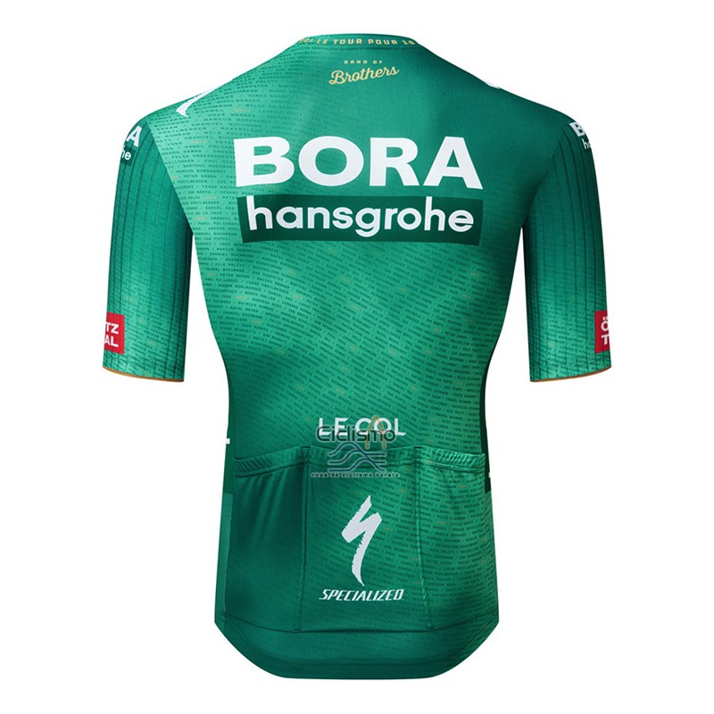 Bora-hansgrone Ropa Ciclismo Culotte Corto 2023 Mangas Cortas Verde